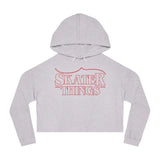 Skater Things Women’s Cropped Hooded Sweatshirt - Adults Skate Too LLC