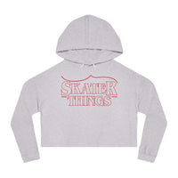 Skater Things Women’s Cropped Hooded Sweatshirt