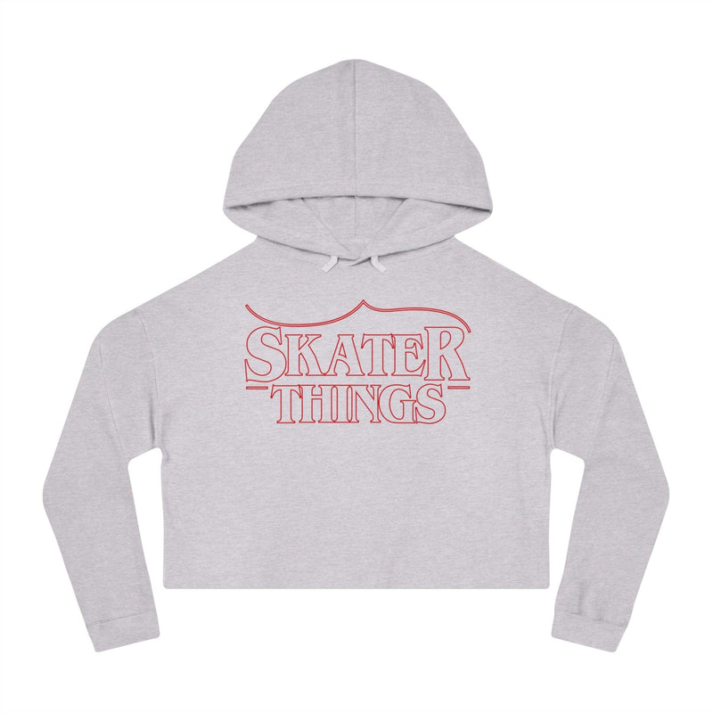Skater Things Women’s Cropped Hooded Sweatshirt
