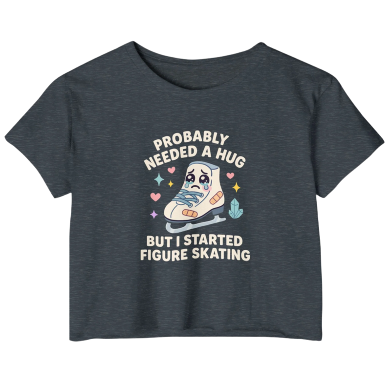 Prob Needed a Hug Women's Festival Crop Top - Adults Skate Too LLC