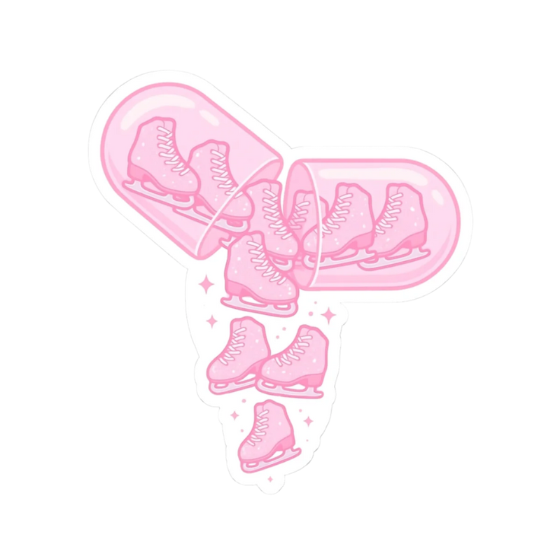 Happy Pill Skate Stickers - Adults Skate Too LLC