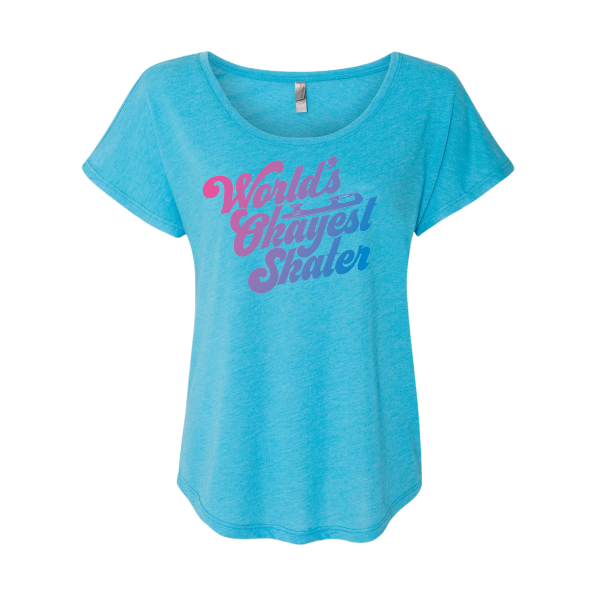 World's Okayest Skater Dolman Tee