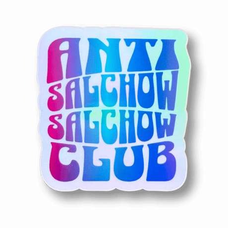 Anti Salchow Salchow Club Holographic Sticker