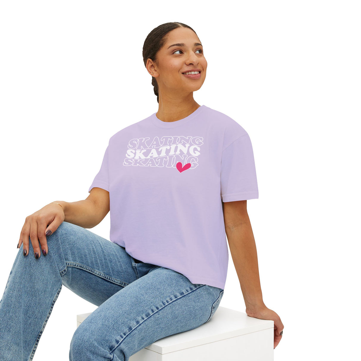 Skating Vibes Women's Boxy Tee - Adults Skate Too LLC