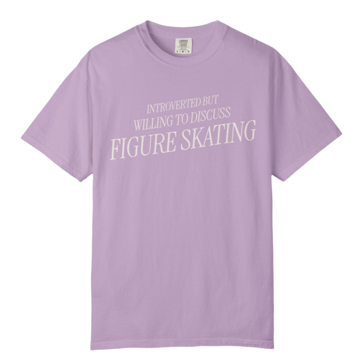 Introverted but Willing to Discuss Figure Skating T-Shirt - Adults Skate Too LLC