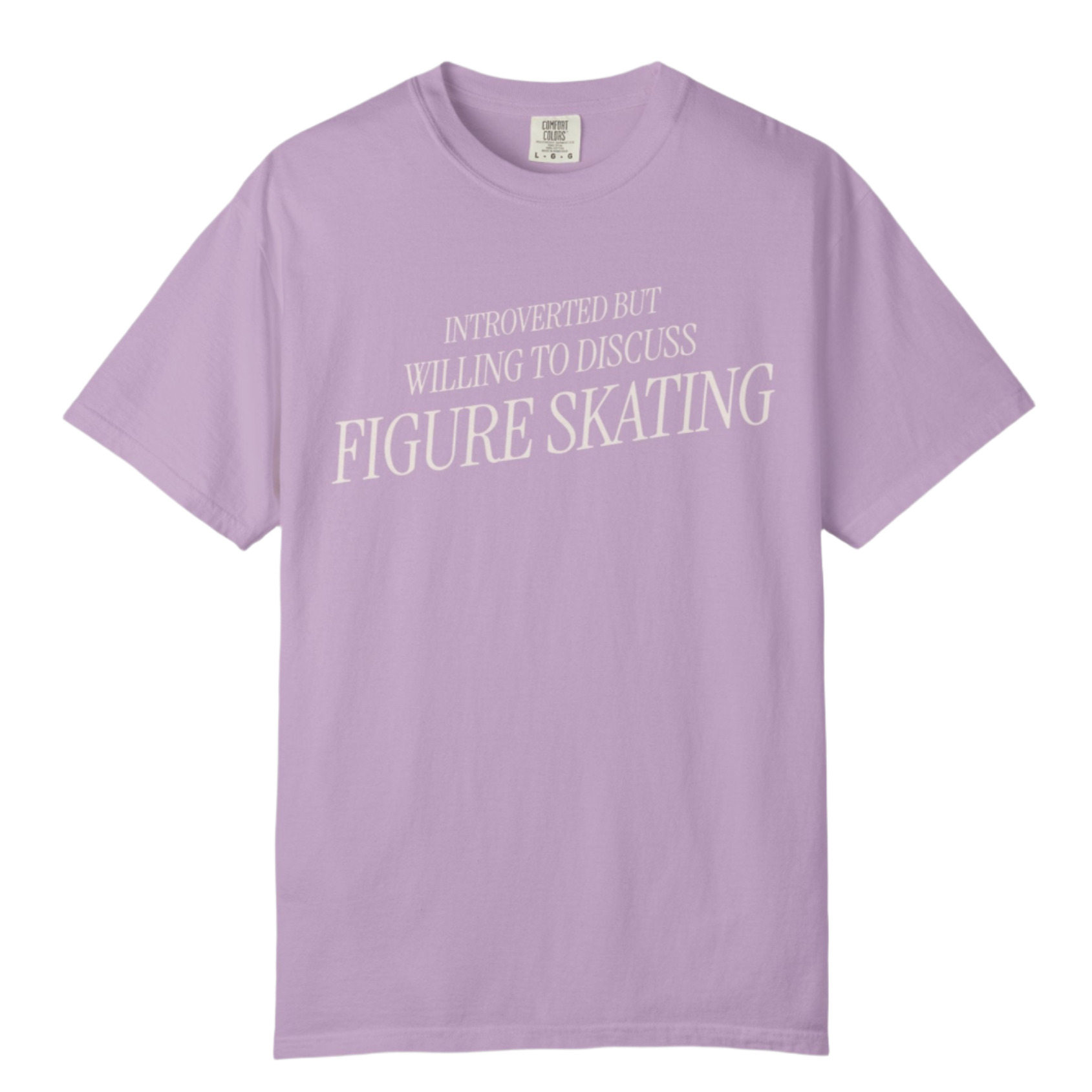 Introverted but Willing to Discuss Figure Skating T-Shirt - Adults Skate Too LLC