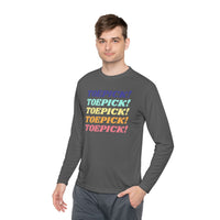 Toepick! Warm Up Long Sleeve Tee - Adults Skate Too LLC