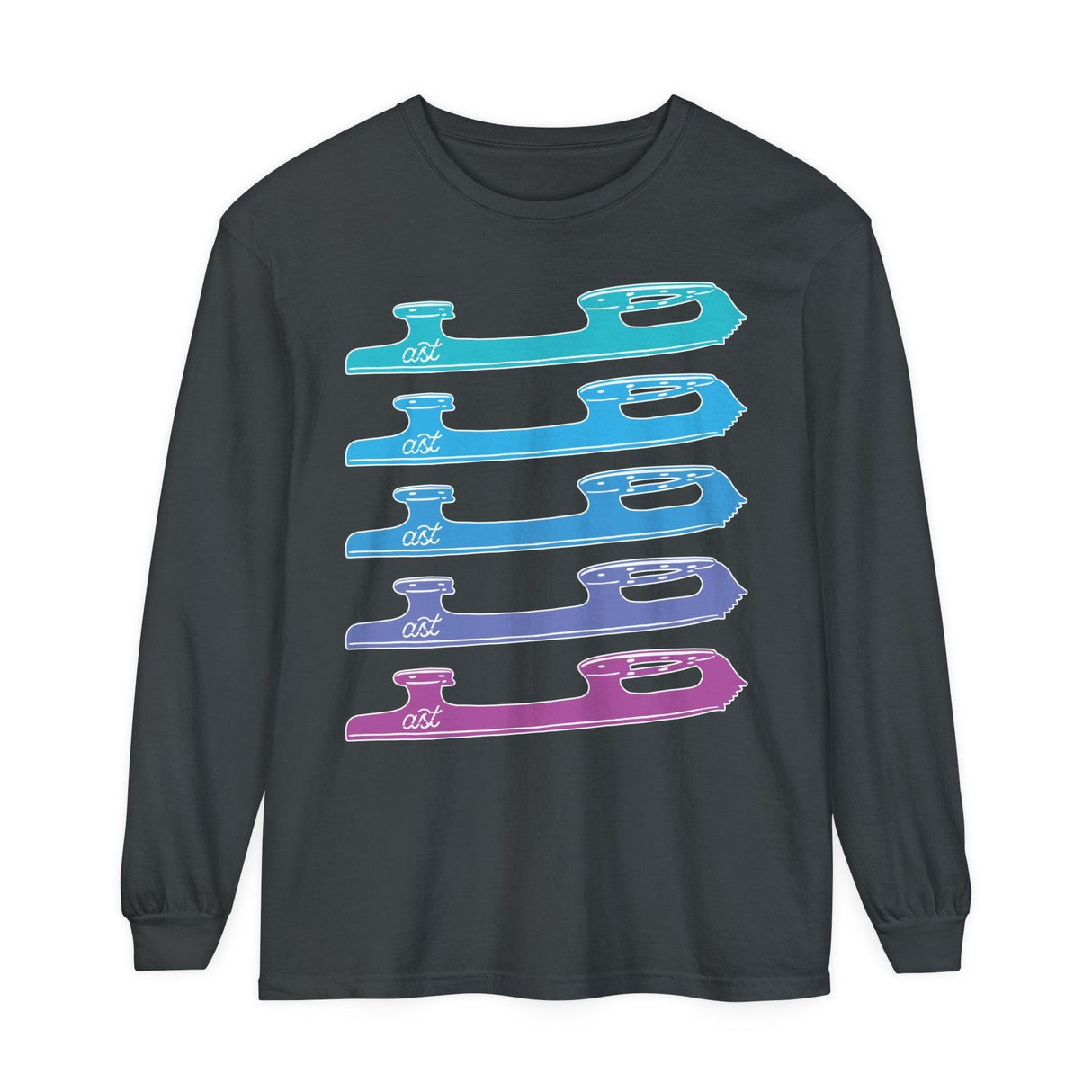 Blade Gradient Unisex Long Sleeve T-Shirt - Adults Skate Too LLC