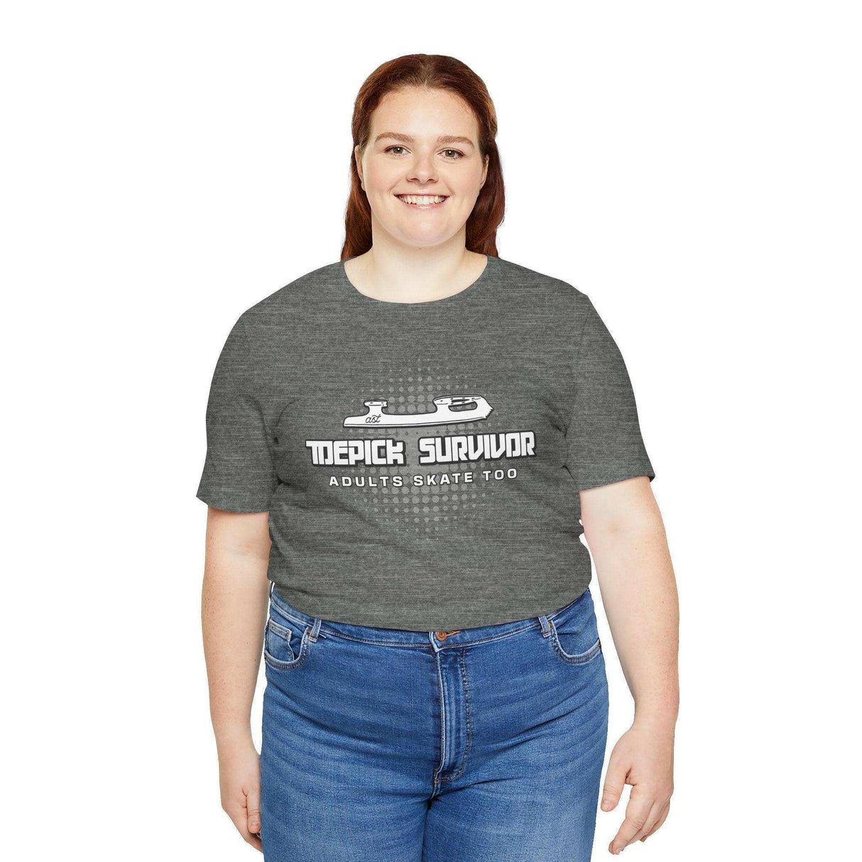 Toepick Survivor Tee - Adults Skate Too LLC