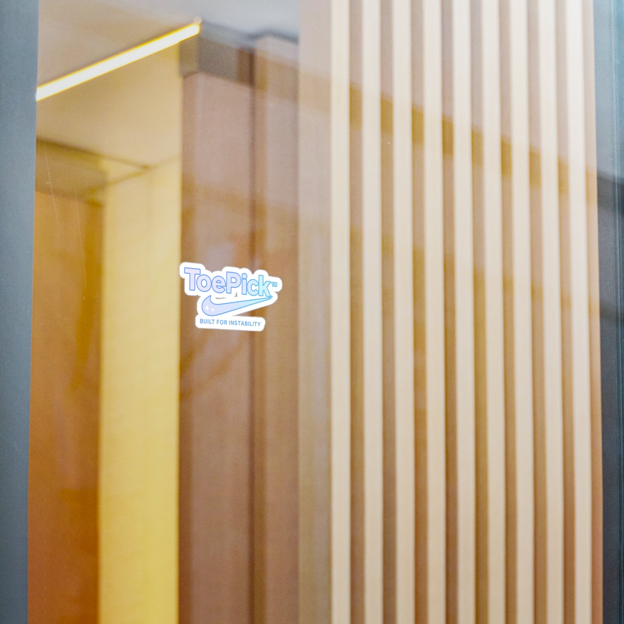 ToePick™ Built for Instability Vinyl Sticker