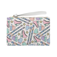 Frosted Fun Zip Clutch