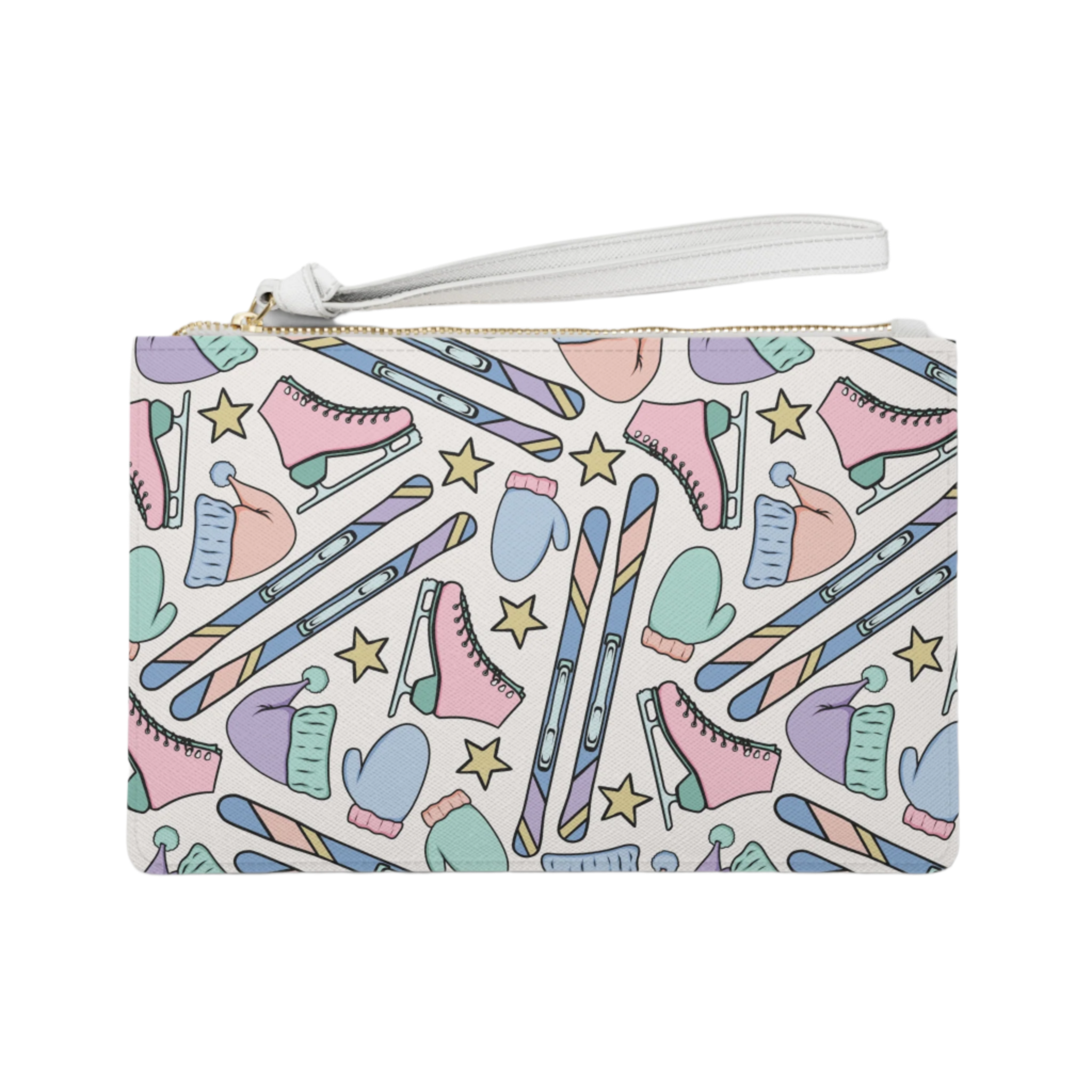 Frosted Fun Zip Clutch