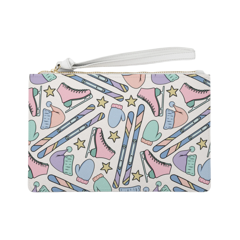 Frosted Fun Zip Clutch