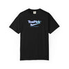 Black t-shirt with 'ToePick' logo on a white background