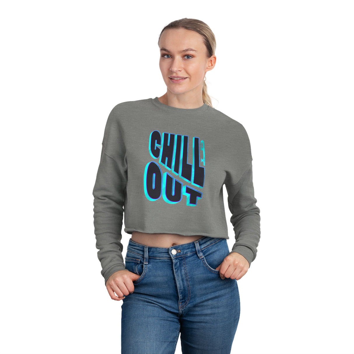 Chill Out Cropped Women's Sweatshirt