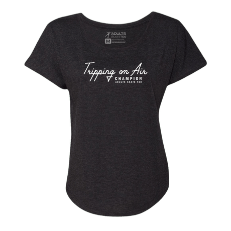 Tripping On Air Dolman Tee - Adults Skate Too LLC