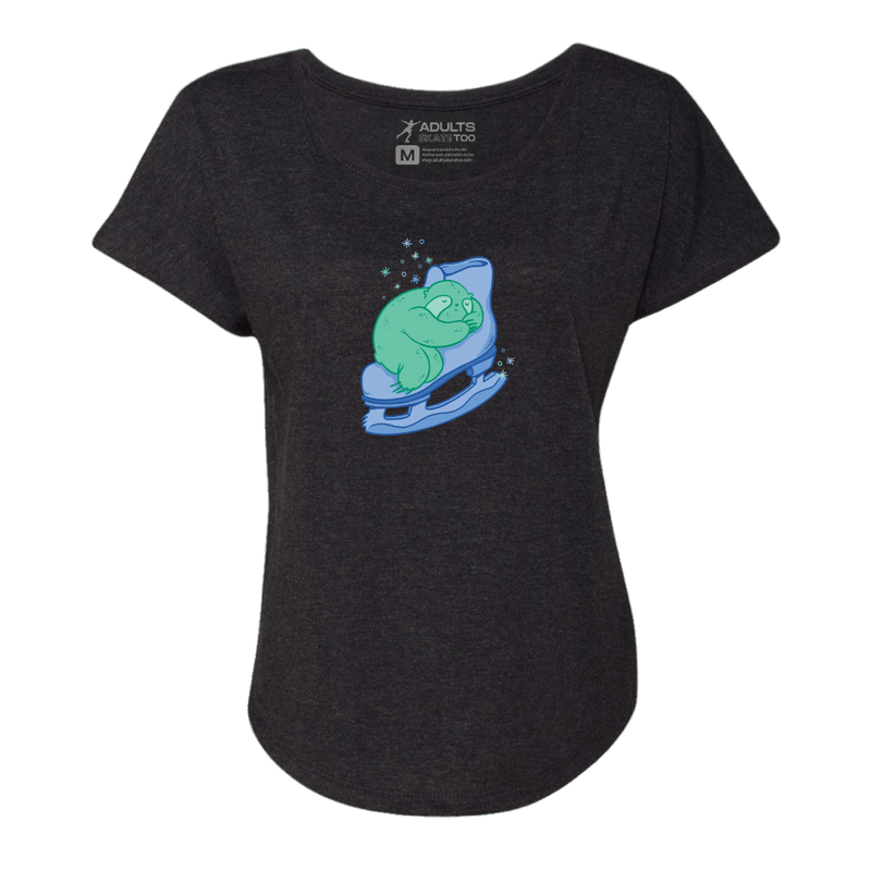 Skating Sloth Dolman Tee