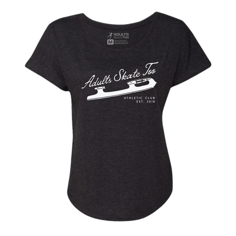 Athletic Club Dolman Tee - Adults Skate Too LLC