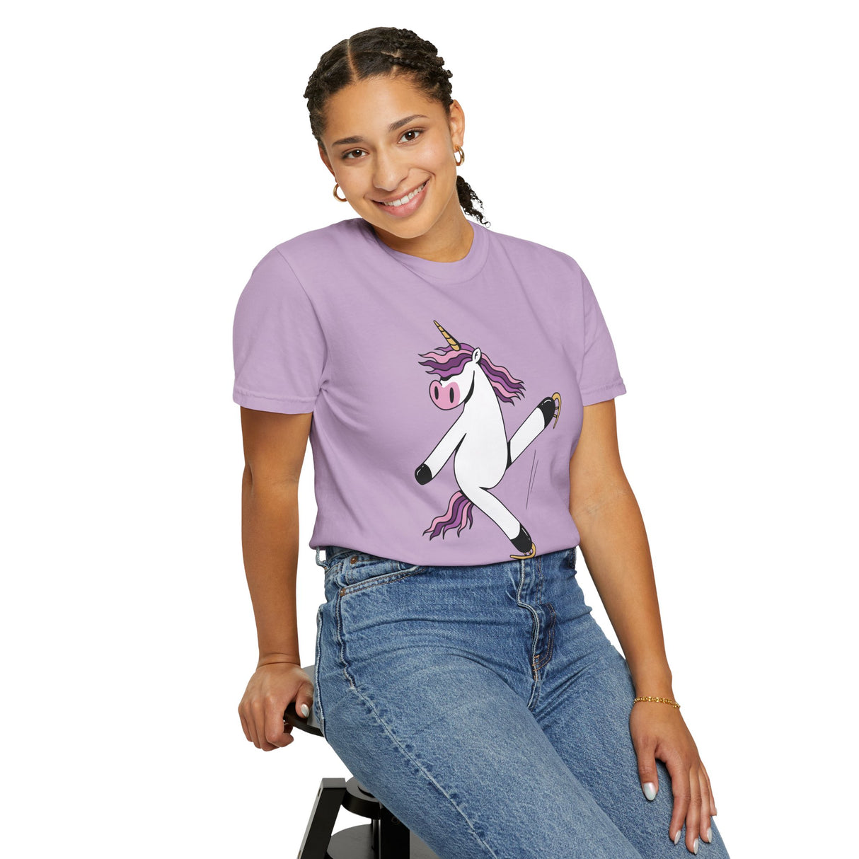 Skating Unicorn Unisex T-Shirt - Adults Skate Too LLC