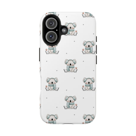 Cute Koala Tough Phone Case - Durable Protection for Nature Lovers