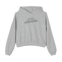 Introverted but Willing to Discuss Skating Cinched Hoodie - Adults Skate Too LLC