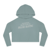 Introverted But Willing to Discuss Figure Skating Cropped Hoodie - Adults Skate Too LLC