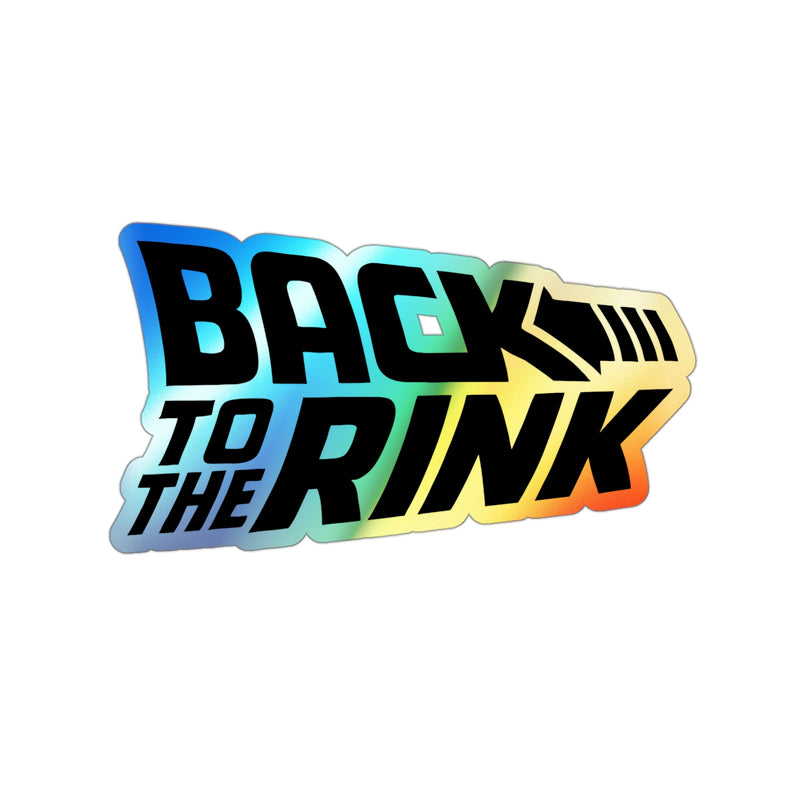 Back to the Rink Holographic Stickers - Adults Skate Too LLC