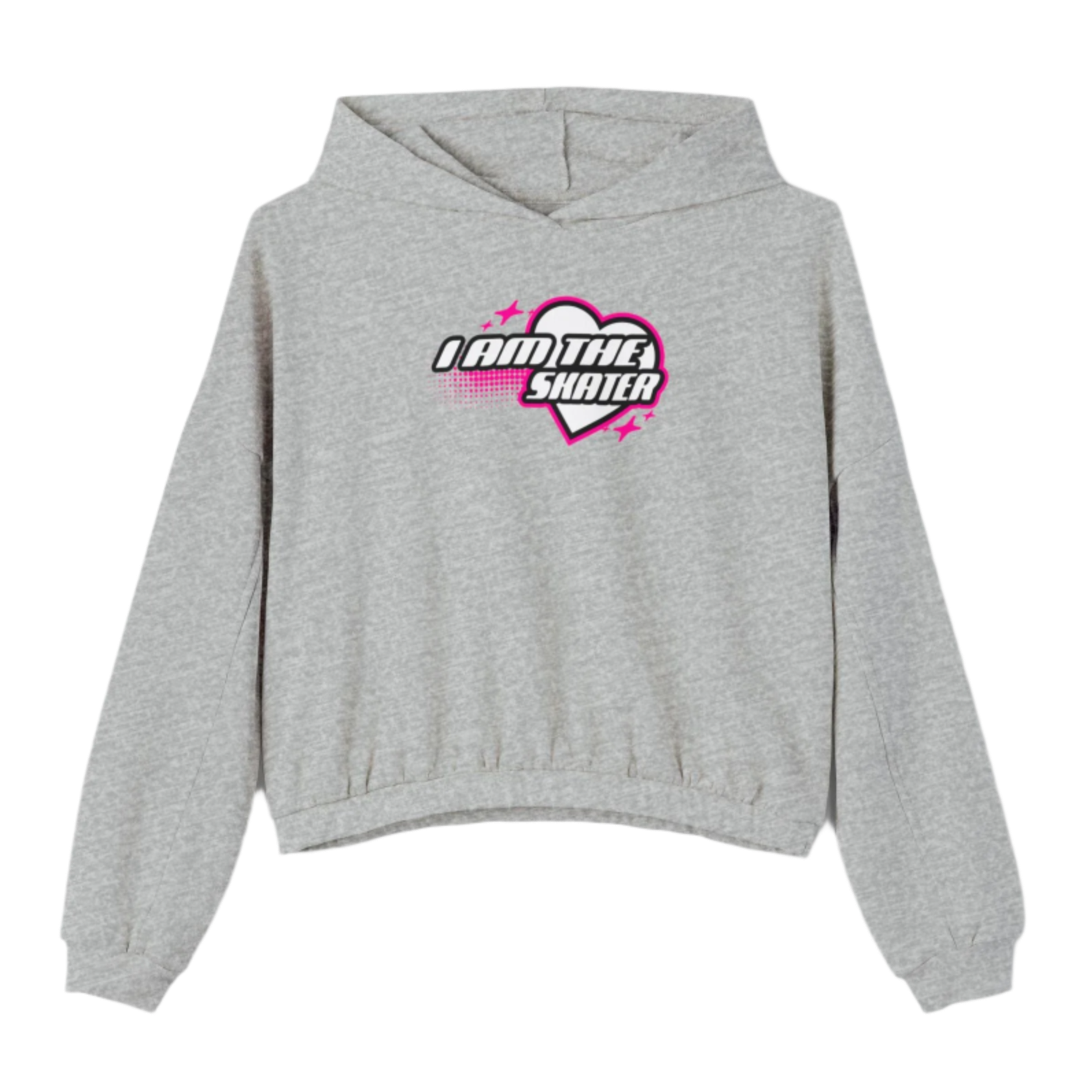 I Am The Skater Cinched Bottom Hoodie - Adults Skate Too LLC