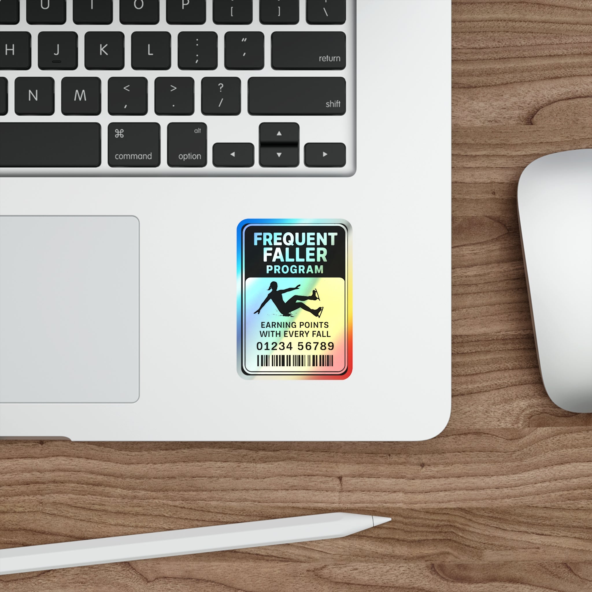 Frequent Faller Program Holographic Stickers - Adults Skate Too LLC