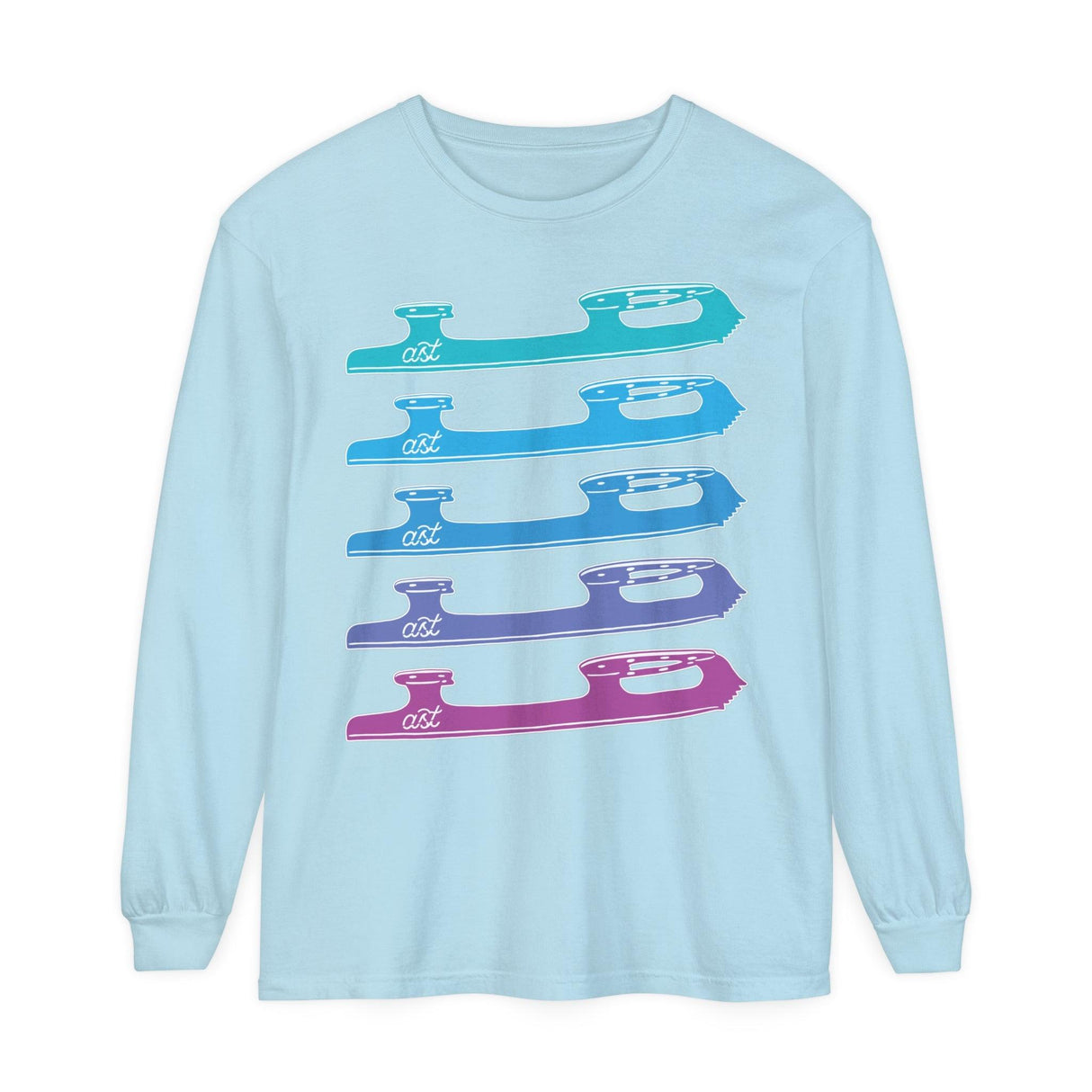 Blade Gradient Unisex Long Sleeve T-Shirt - Adults Skate Too LLC