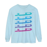 Blade Gradient Unisex Long Sleeve T-Shirt - Adults Skate Too LLC