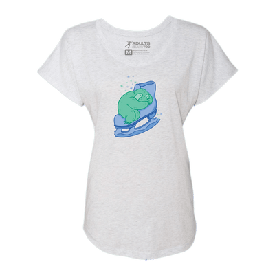 Skating Sloth Dolman Tee
