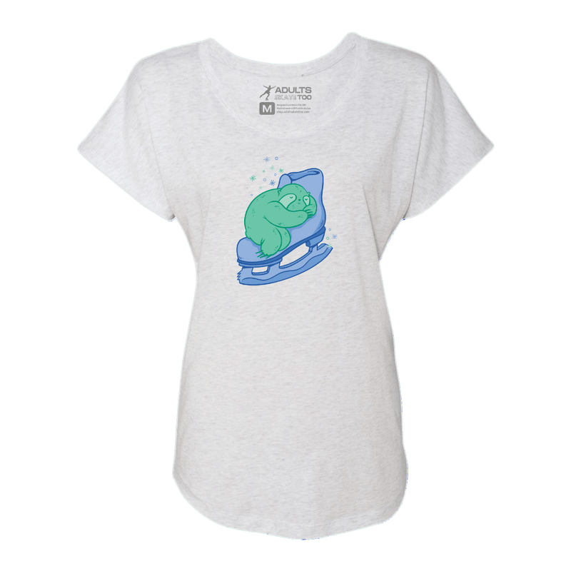 Skating Sloth Dolman Tee