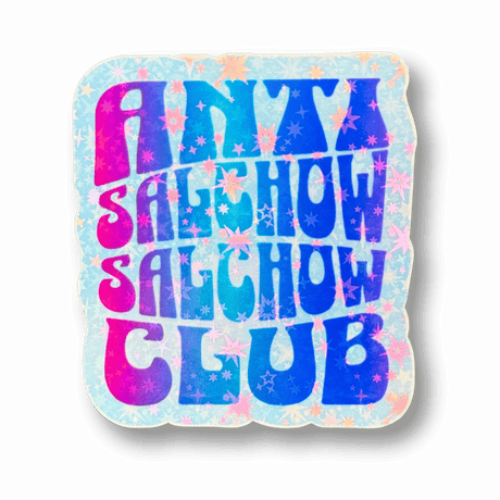 Anti Salchow Salchow Club Holographic Sticker