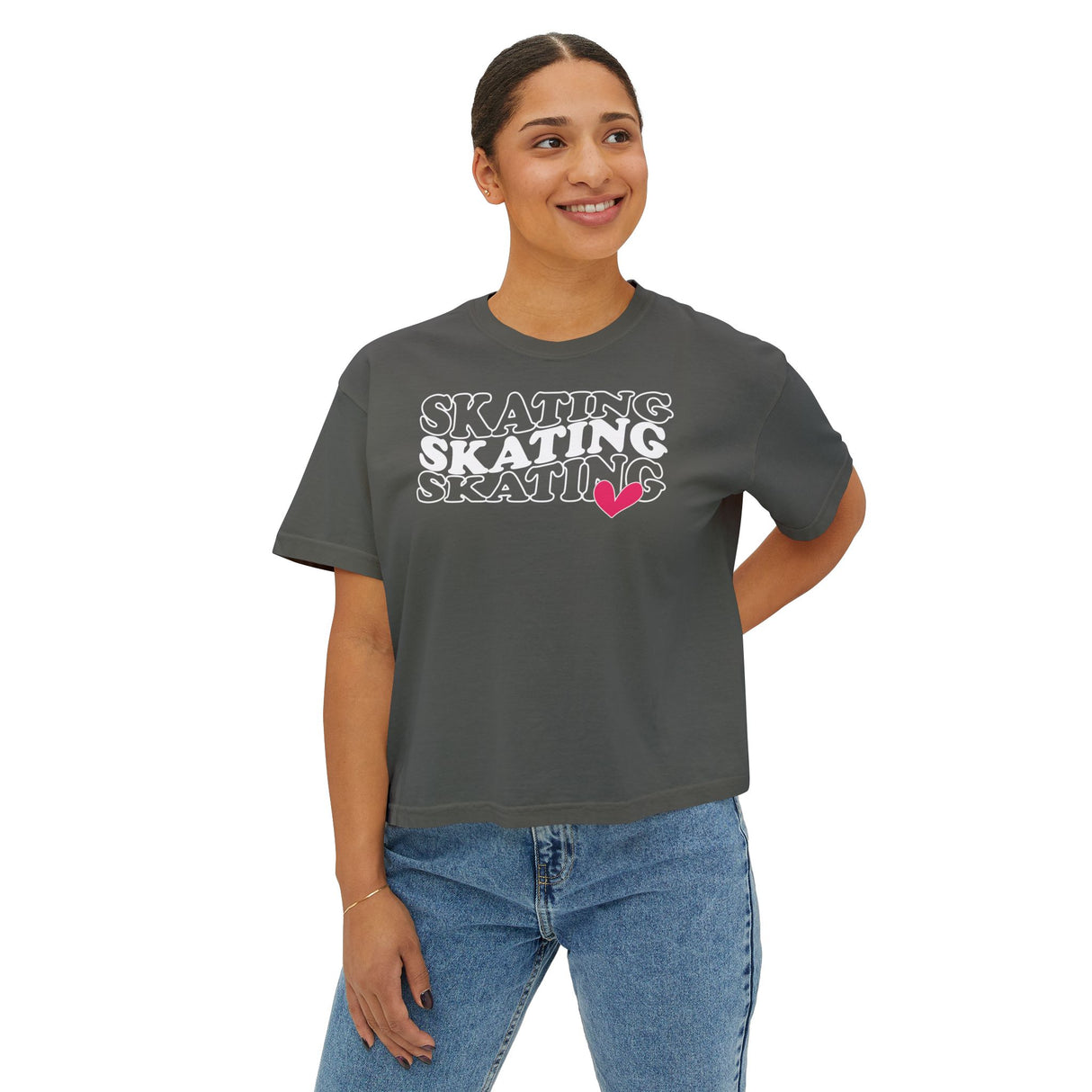 Skating Vibes Women's Boxy Tee - Adults Skate Too LLC