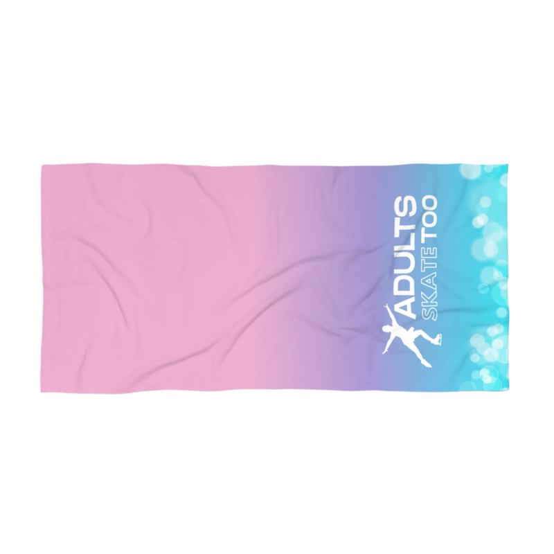 Adults Skate Too Beach Towel