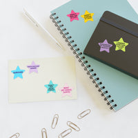 Skater Achievement Stars Vinyl Sticker Sheet