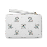 Koala On Ice Zip Clutch