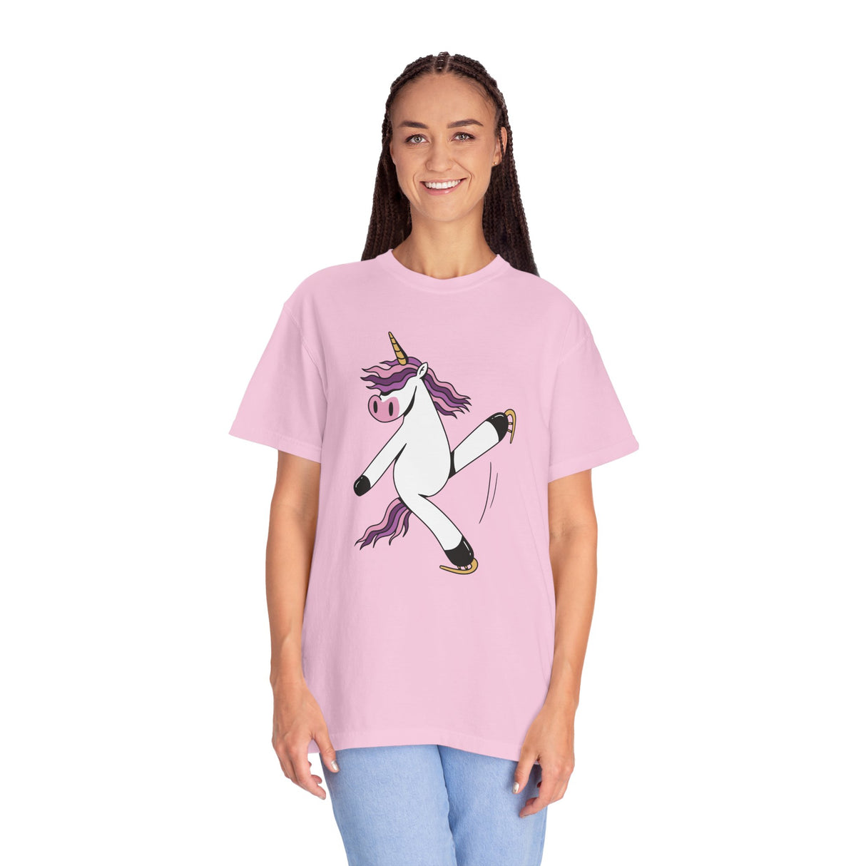 Skating Unicorn Unisex T-Shirt - Adults Skate Too LLC