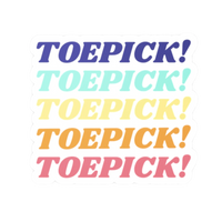 ToePick! Vinyl Stickers - Adults Skate Too LLC
