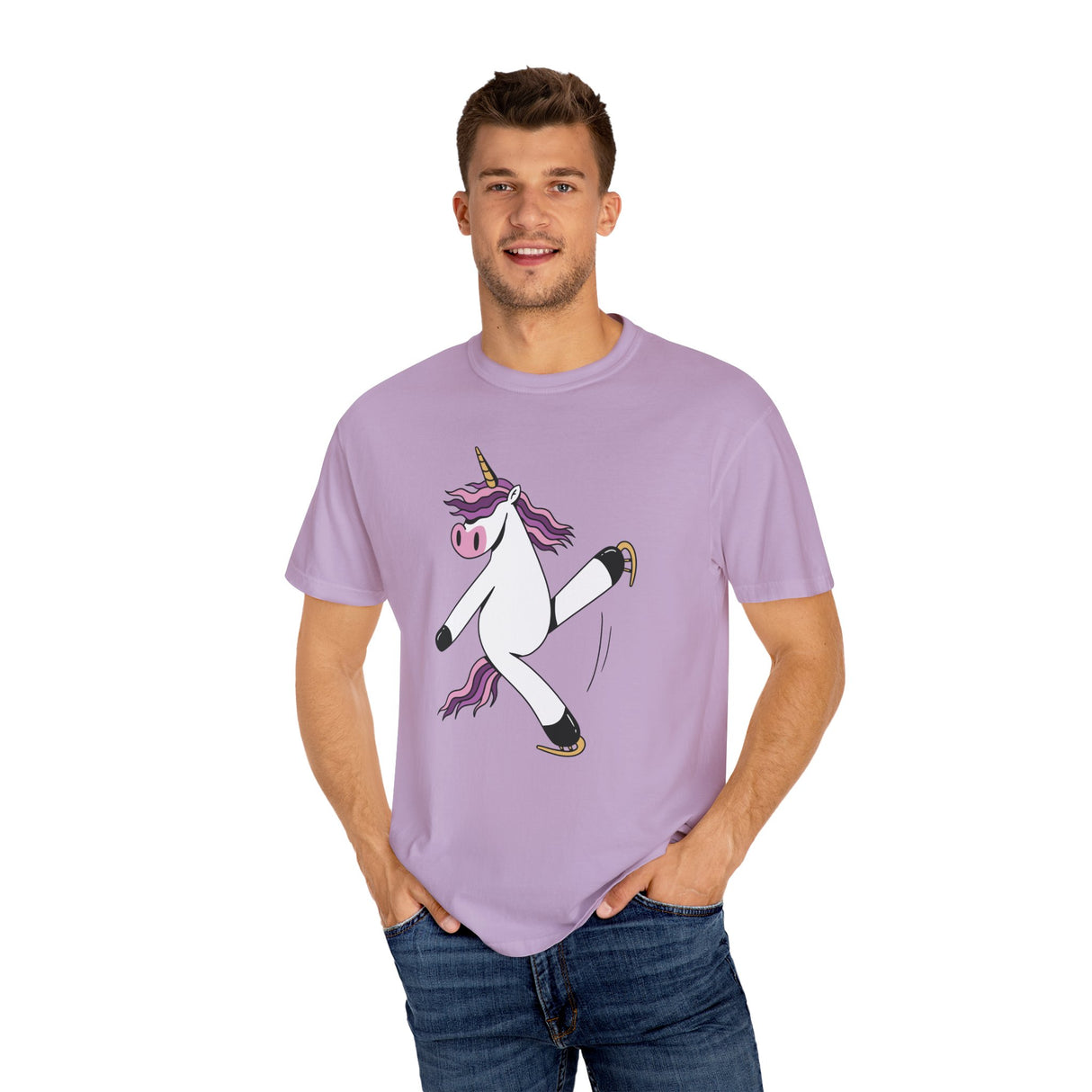 Skating Unicorn Unisex T-Shirt - Adults Skate Too LLC