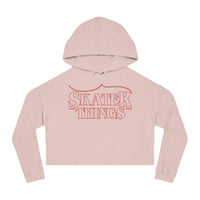Skater Things Women’s Cropped Hooded Sweatshirt