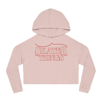 Skater Things Women’s Cropped Hooded Sweatshirt
