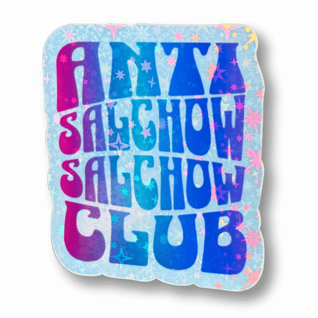 Anti Salchow Salchow Club Holographic Sticker