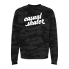 Casual Skater Camo Sweatshirt
