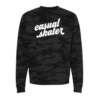 Casual Skater Camo Sweatshirt