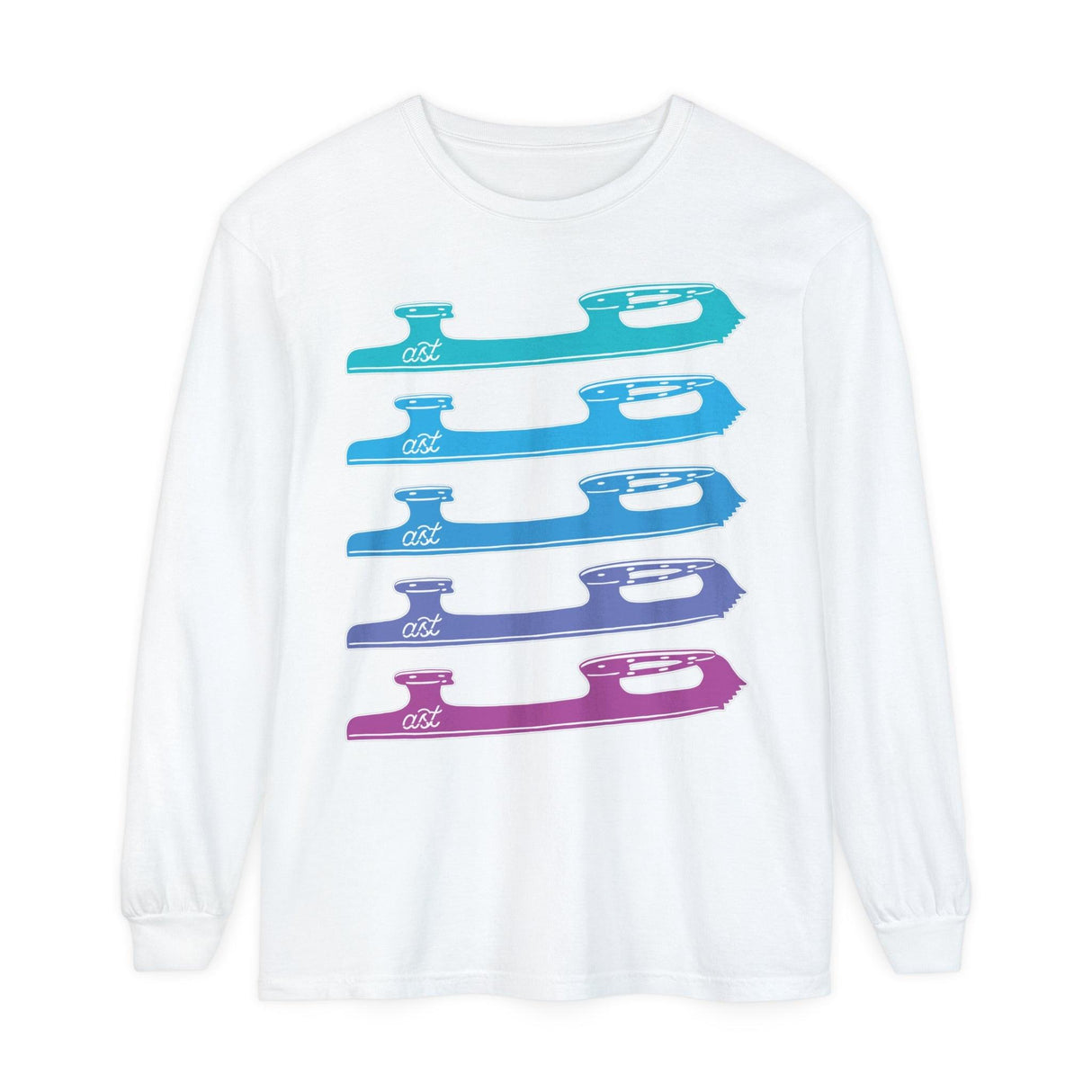 Blade Gradient Unisex Long Sleeve T-Shirt - Adults Skate Too LLC