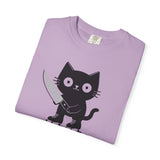 Knife Shoes Cat T-Shirt