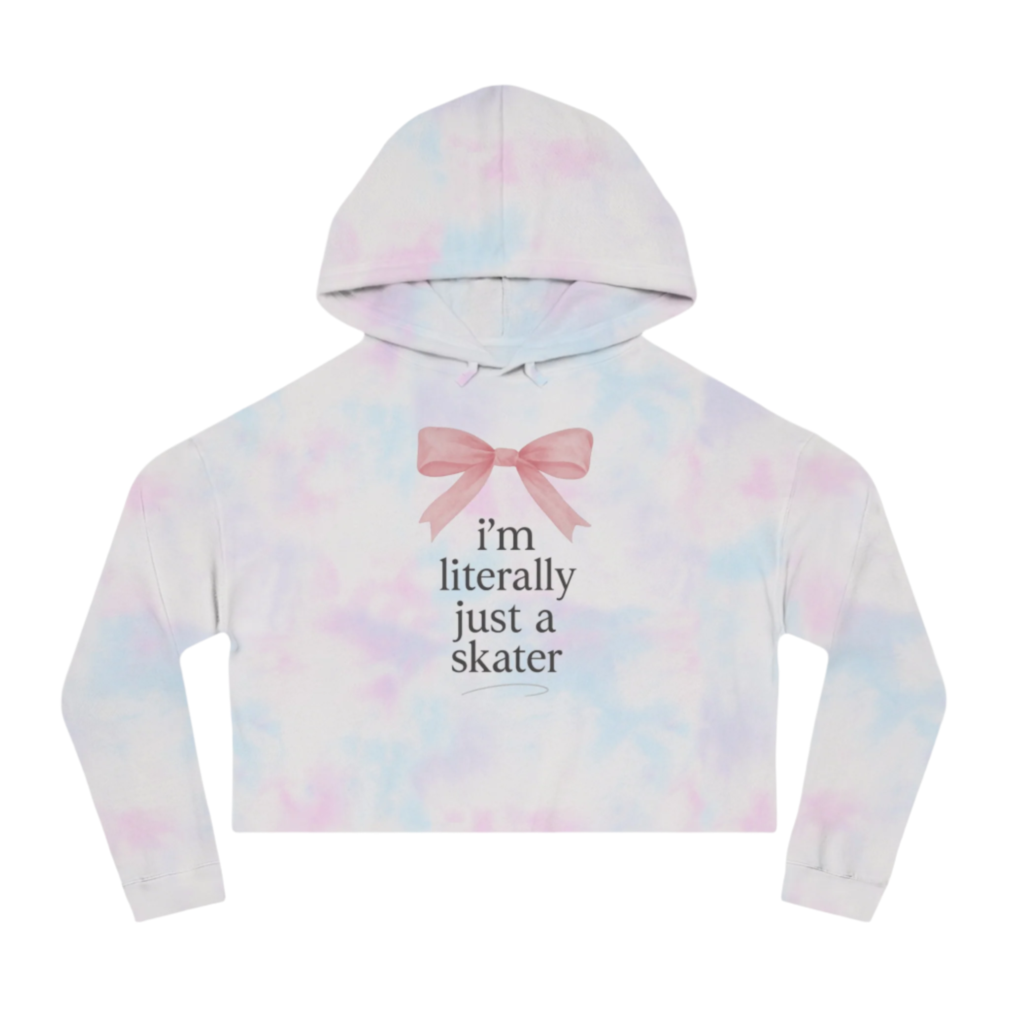 I'm Literally Just A Skater Cropped Hoodie