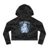 I Love Winter Cropped Hooded Sweatshirt